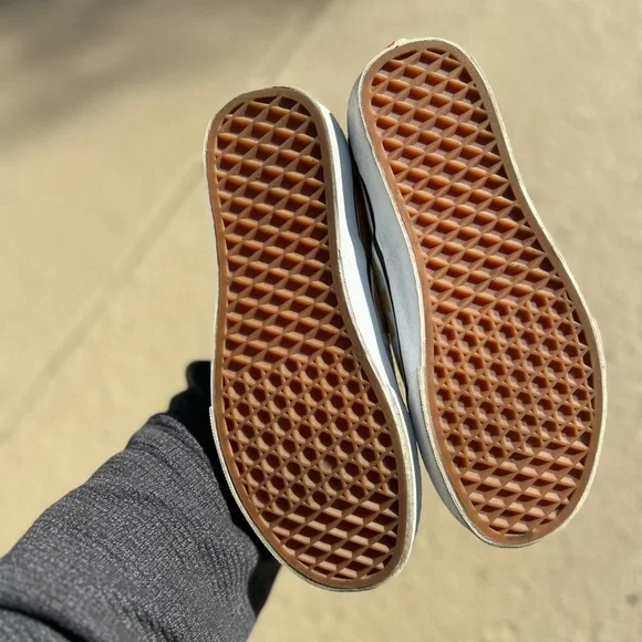 Vans Yellow Checkered Slip-On Shoes - Picture 4 of 5